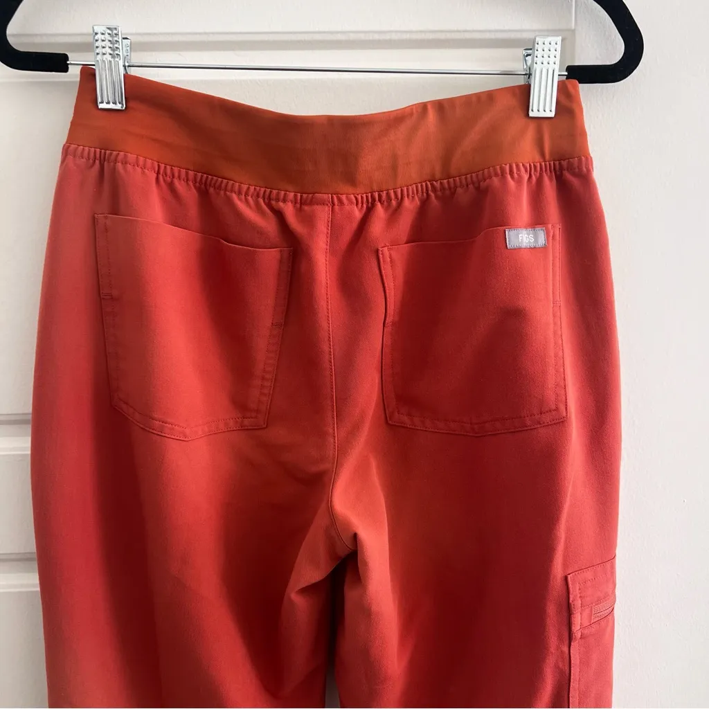 FIGS Orange and Pink Jogger Pants - Image 6
