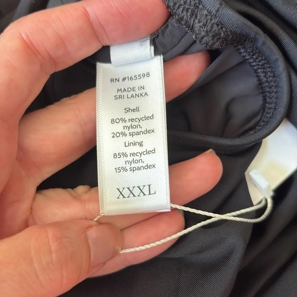 Andie Swim Medium Coverage‎ Mykonos One Piece Swimsuit Black Plus size XXXL NWT - Image 5