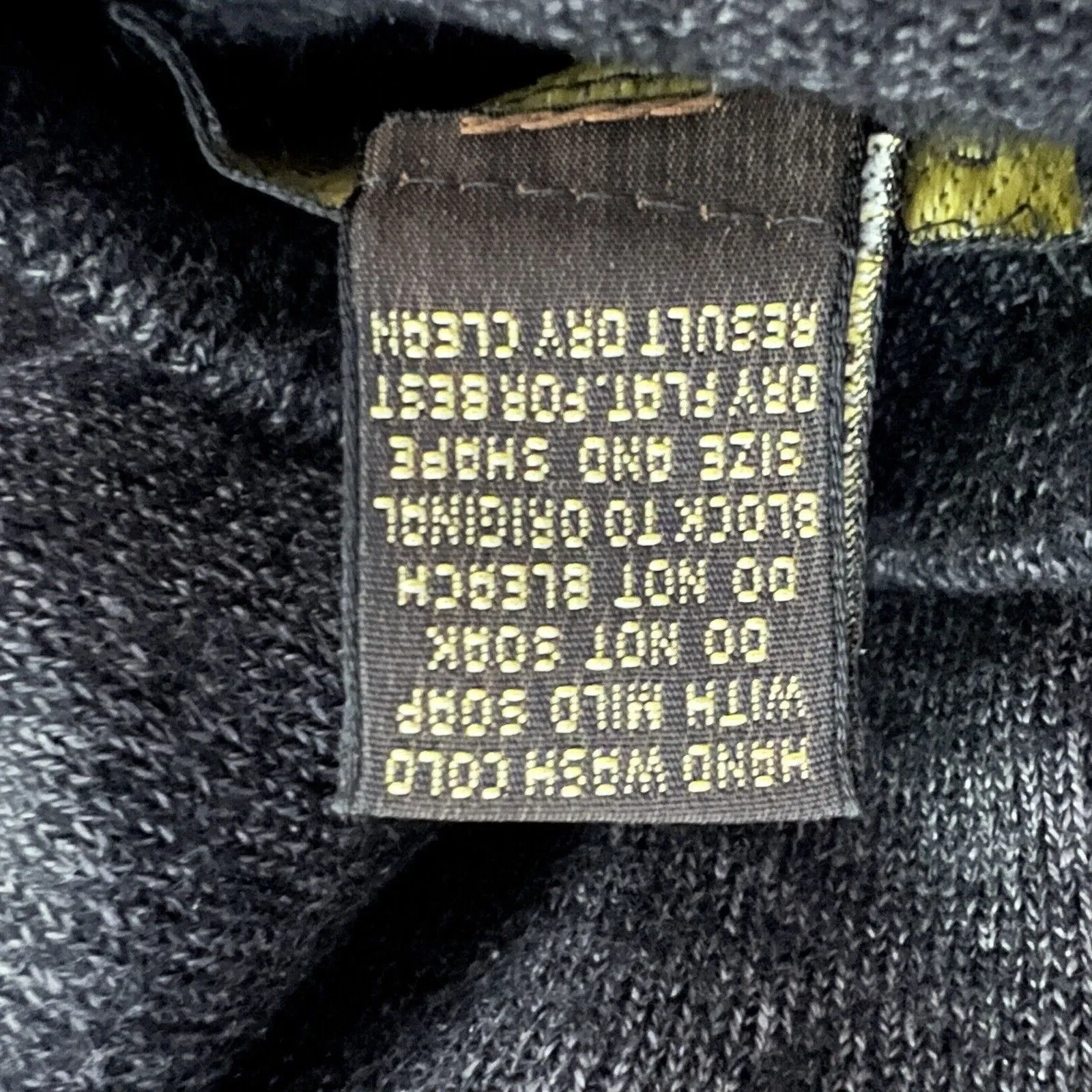 Roberto Villini Sweater Womens Medium Gray Merino Wool‎ Blend Basic Minimalist - Image 5