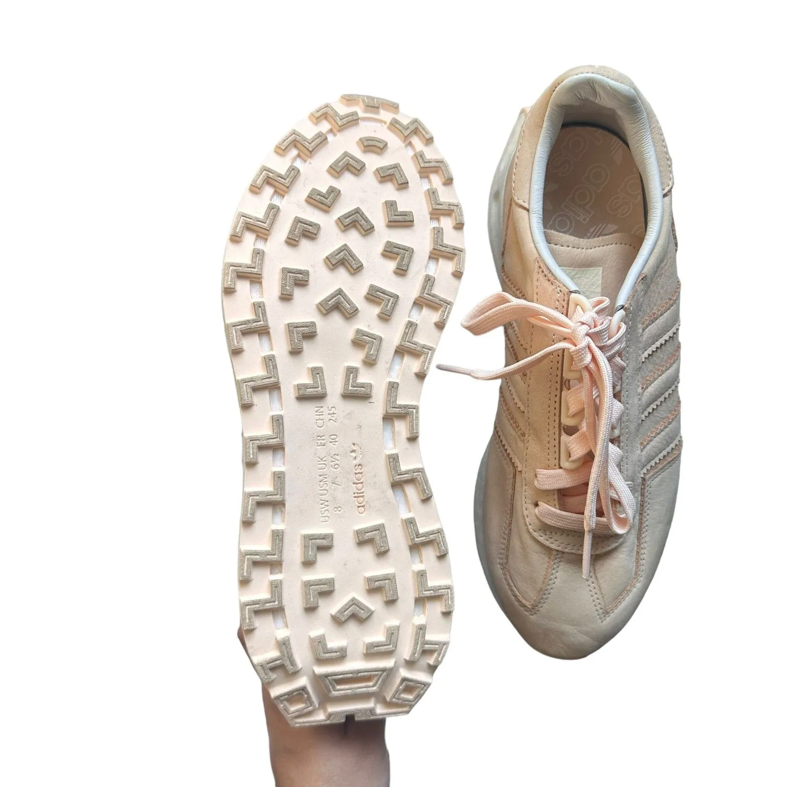 ADIDAS‎ Retropy E5 Sneaker Peach Sz 8 - Image 4