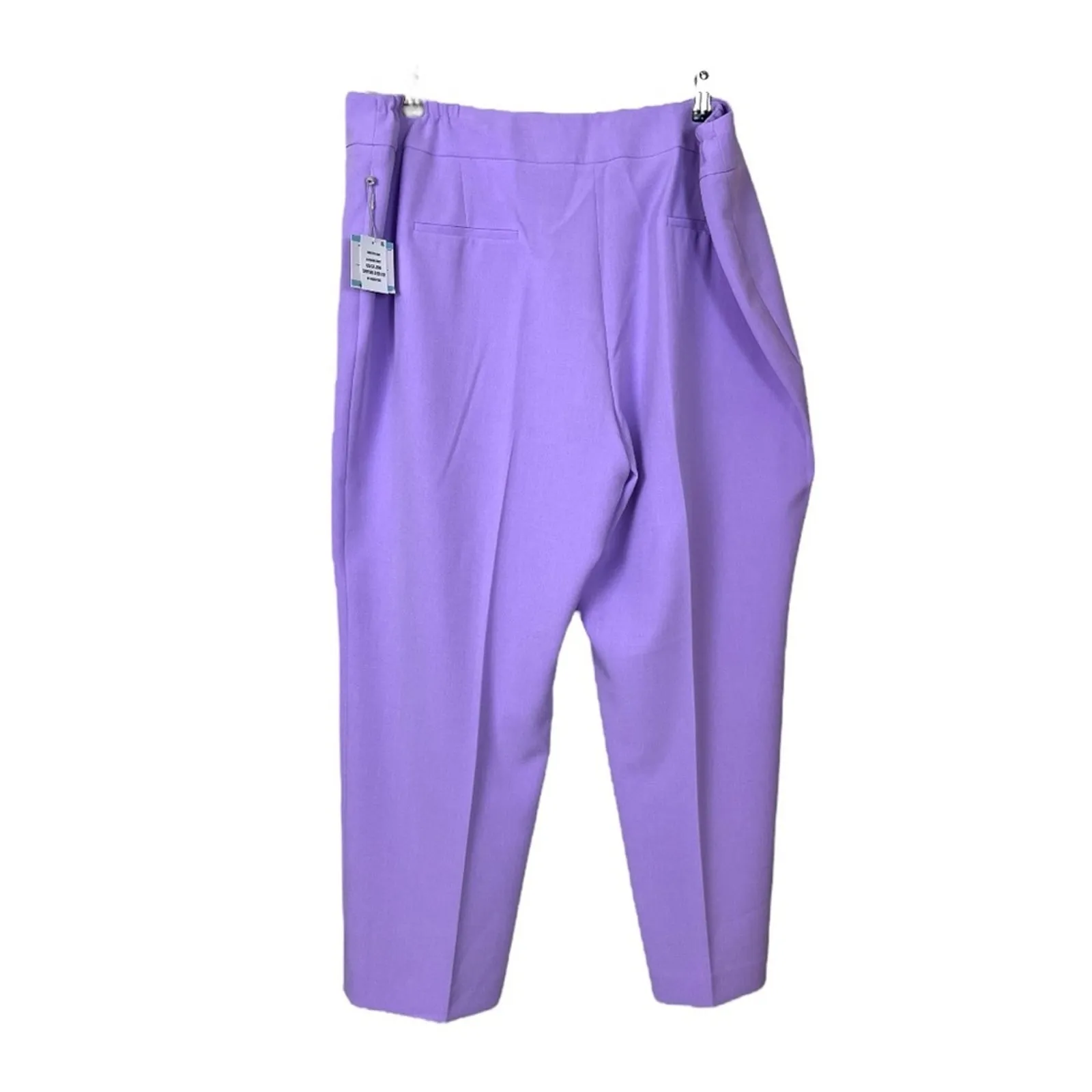 Kasper New Dress Pants Straight Leg Flat Front Purple Women’s Plus Size 20W - Image 4