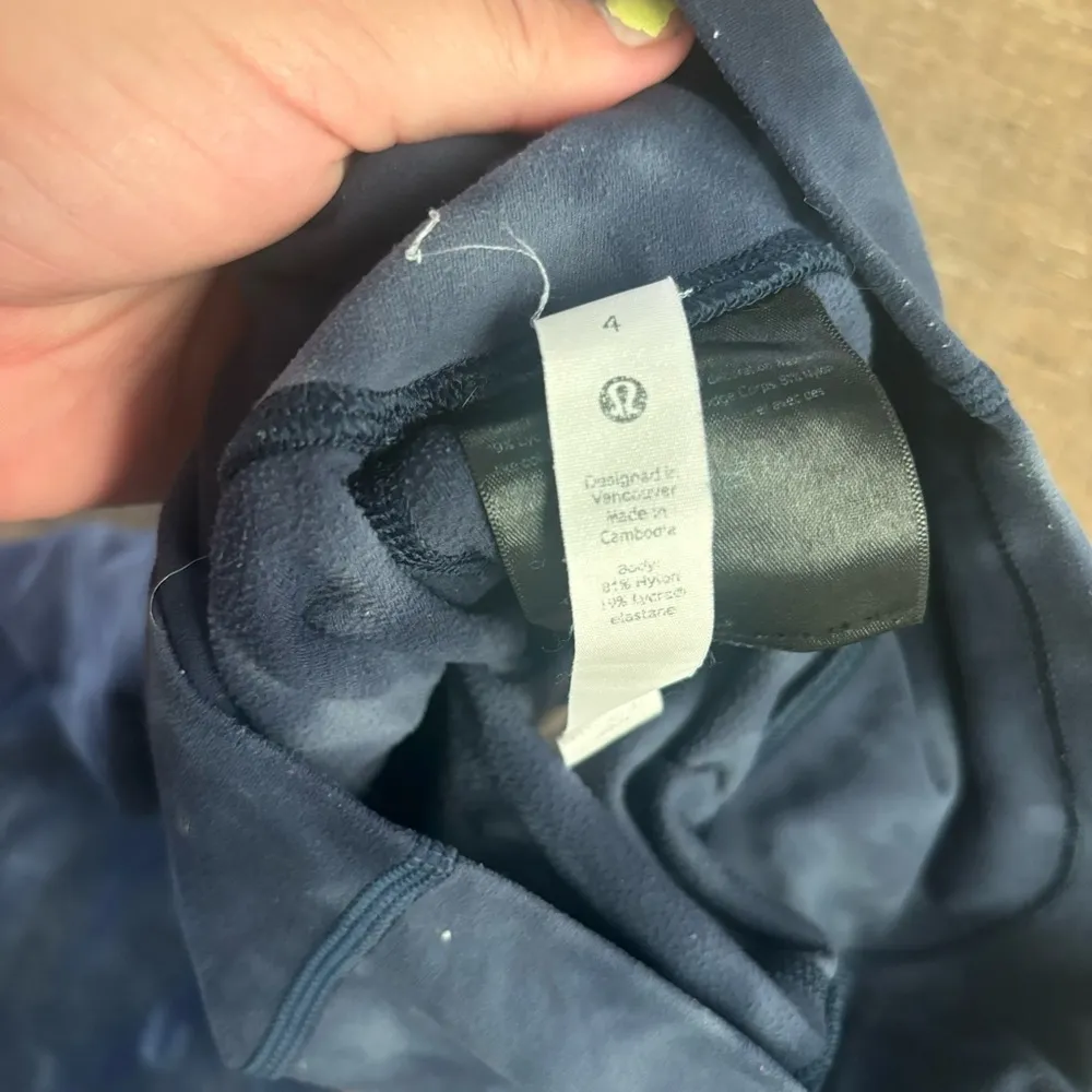 lululemon tie dye crop high waisted workout leggings - Image 5