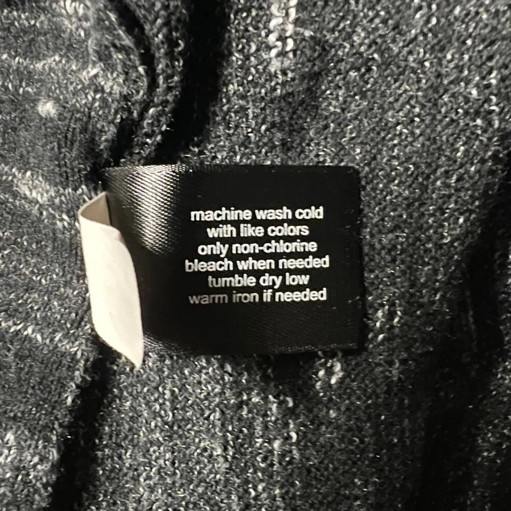 Lane Bryant Space Dye Open Front Gray Cardigan Size 22/24 Workwear Casual - Image 9