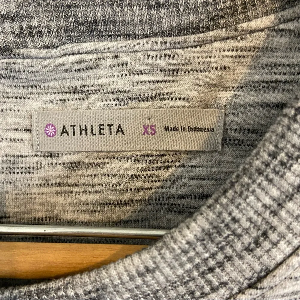 Athleta En Route Fit and Flare Heather Gray Dress. Size XSmall. - Image 6