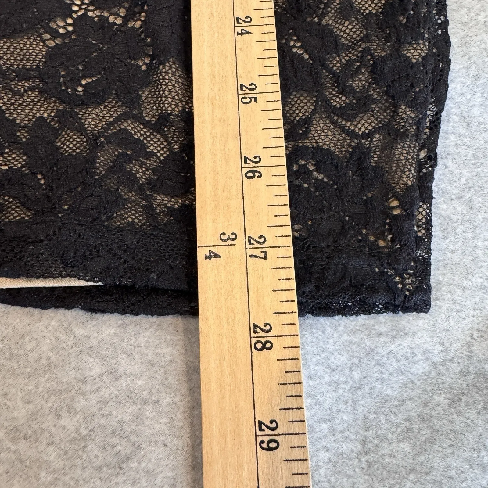 Privy Milkmaid Dress Womens Medium Black Lace Whimsigoth Witchy Goth - Image 14