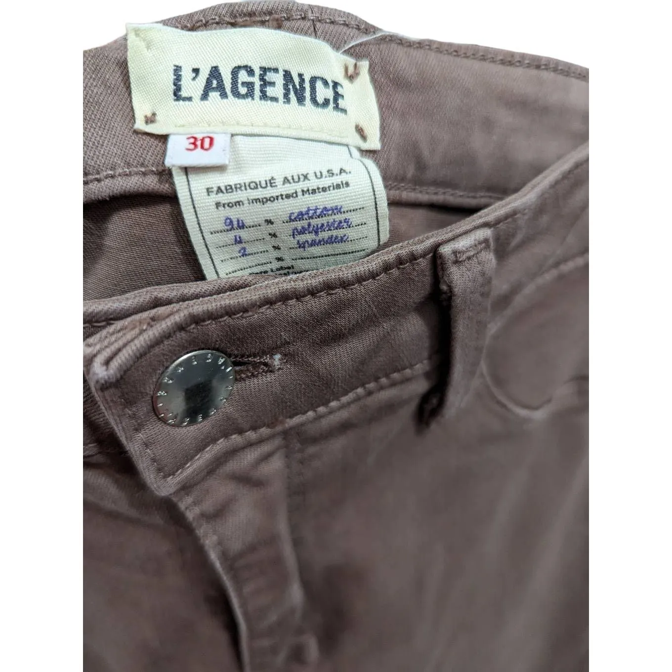 Lagence Margot high rise skinny jeans size 30 - Image 3