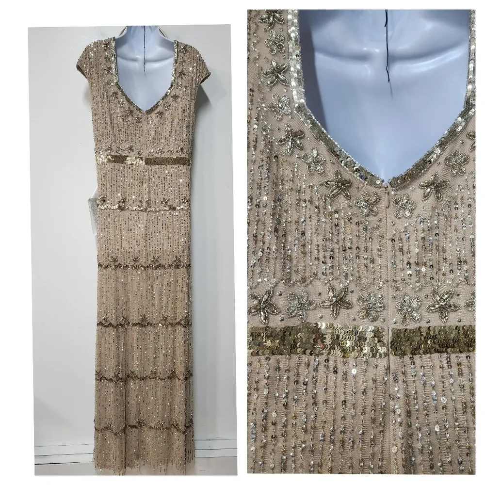 Mac Duggal 9089 Mother of the Bride Long GownMac Duggal size 14.  retail $1195 - Image 9