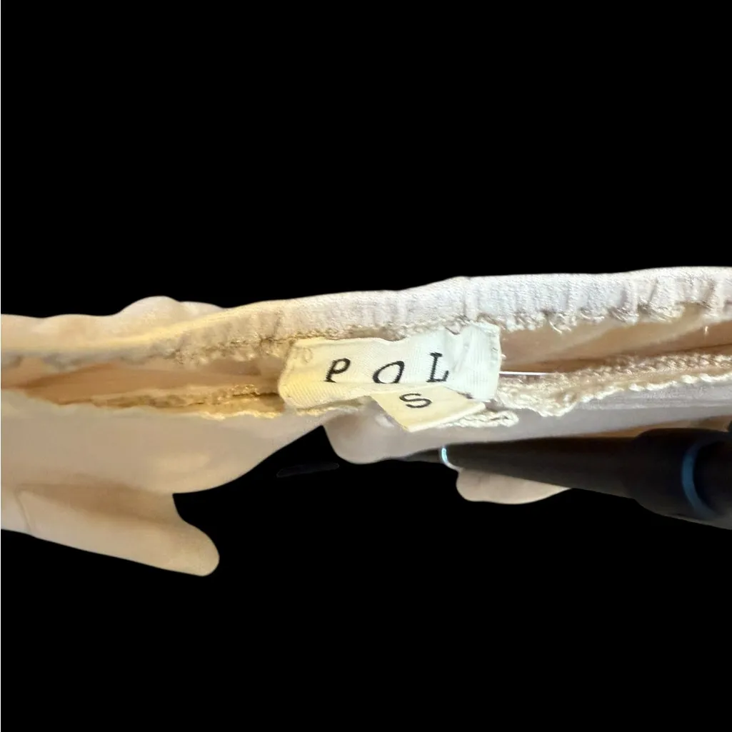 POL Cream Blouse with Lace Detail - Image 4