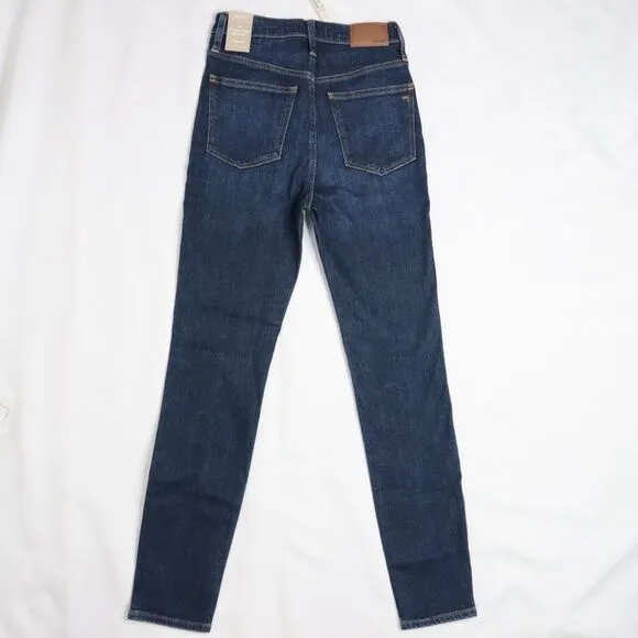 NEW Madewell 11" High-Rise Skinny Jeans in‎ Birchfiel, size 25 - Image 10