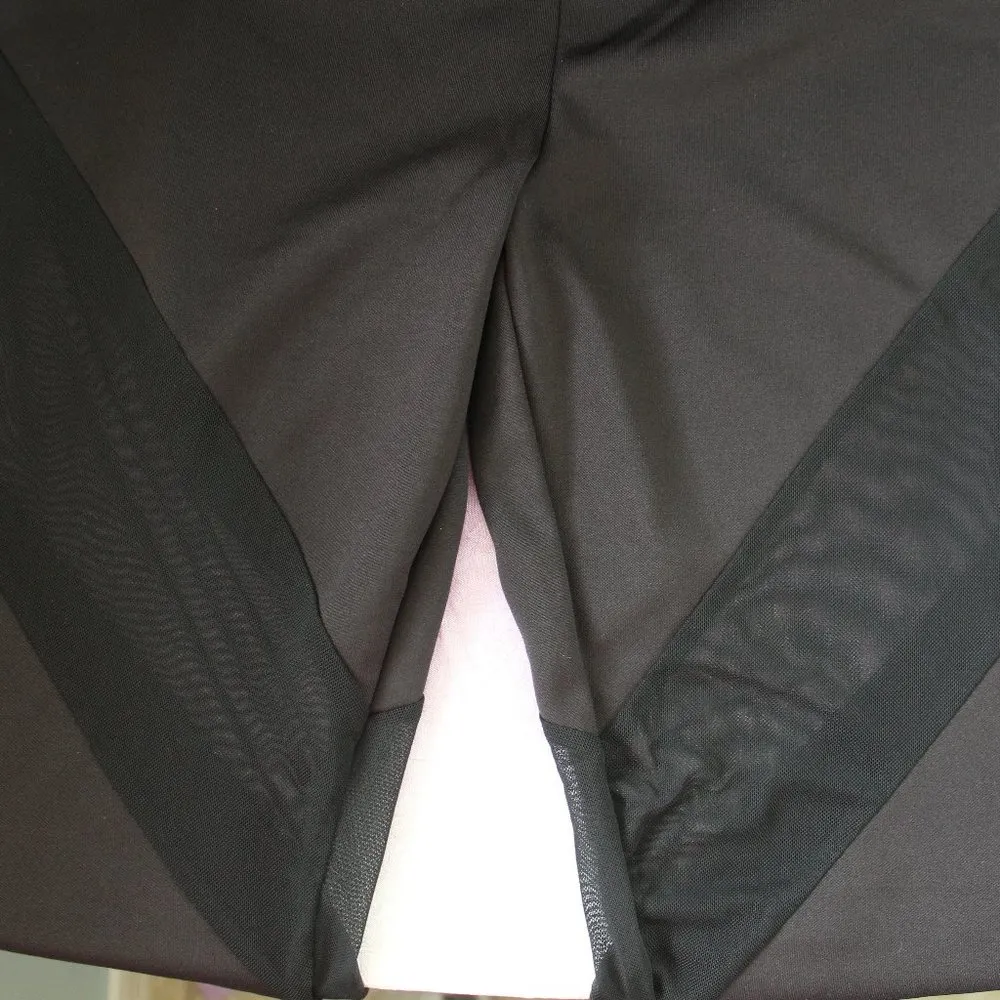 Athletic Lined Air Cooled Legging Jogger Pants Black Size M - Image 4