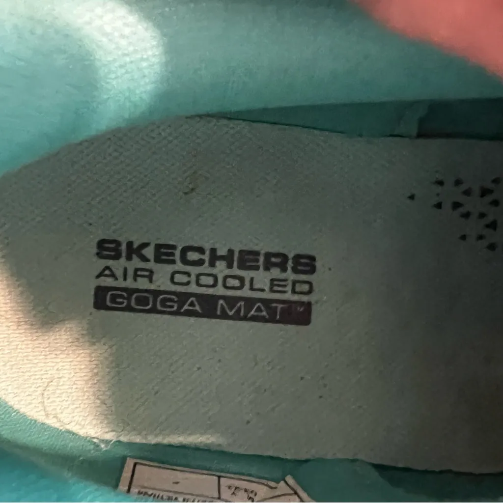 Skechers Women's Lightweight Running Shoes Max Cushioning Elite Blue Teal 8M - Image 7