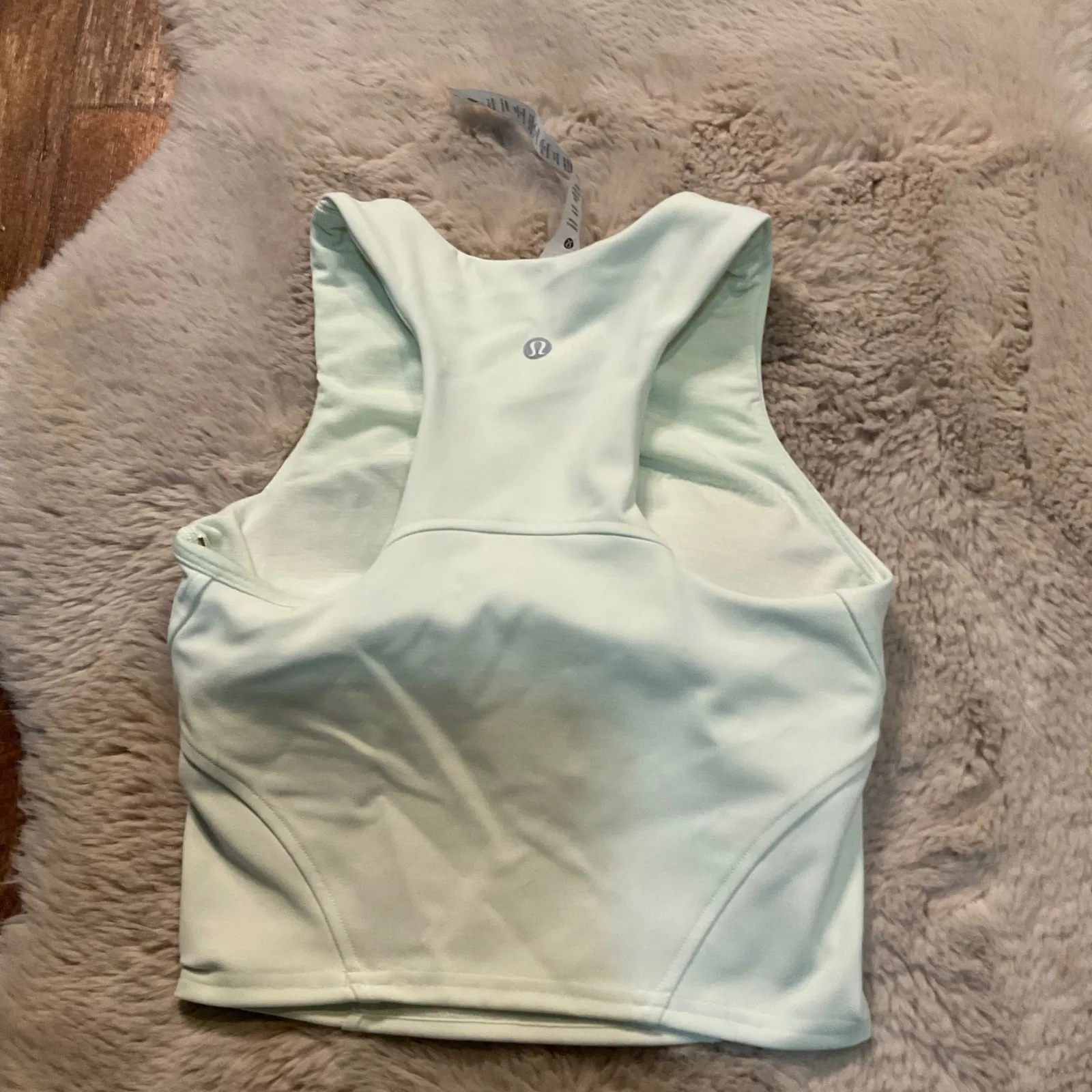 Lululemon Invigorate Train‎ Tank Size 0 Lime Green Athletic Workout - Image 3