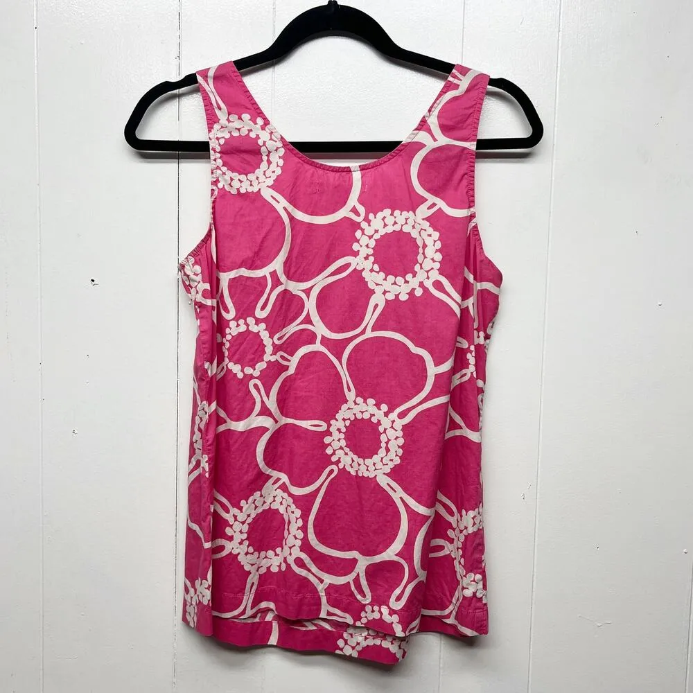 Y2K Vintage Boden Womens Tank Top 4 Beaded Fairy Cottagecore Barbiecore Beachy Pink - Image 5