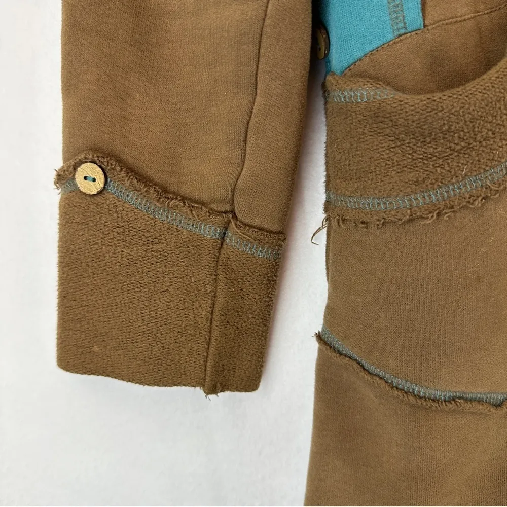 Bleu Bayou Casual Wear Jacket Button Womans M Blue Brown Size M - Image 3