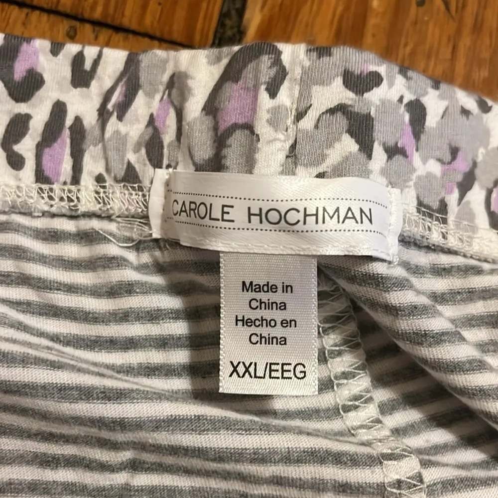 Carole Hochman | Purple & Grey Pajama Shorts Size XXL NWT - Image 4