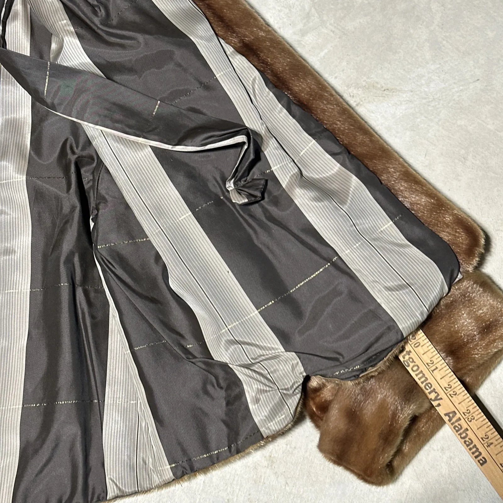 Vintage Adler's by Annis Fur Light Brown Mink Cropped Jacket Coat 1970's Women's Size undefined - Image 10