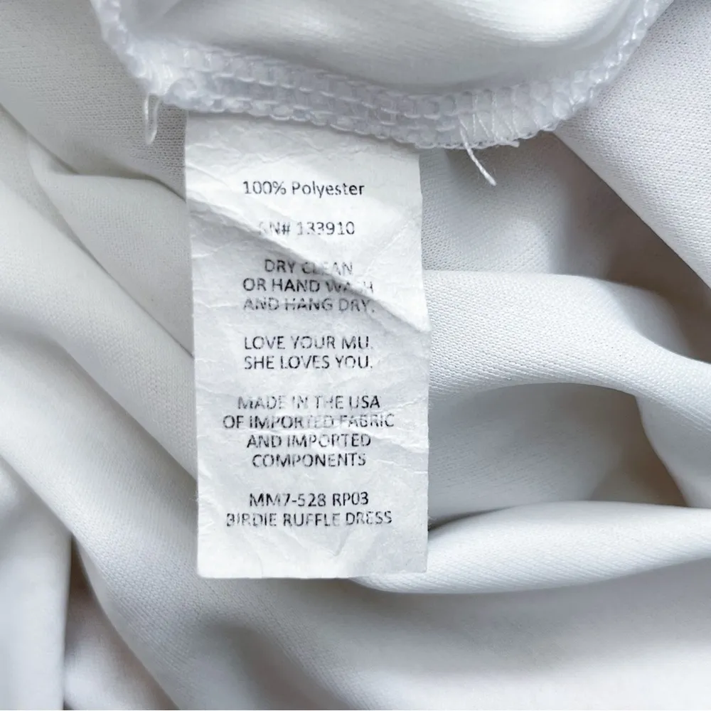Show Me Your Mumu Birdie Ruffle Mini Dress in Pink‎ & White Floral Print, Small - Image 11