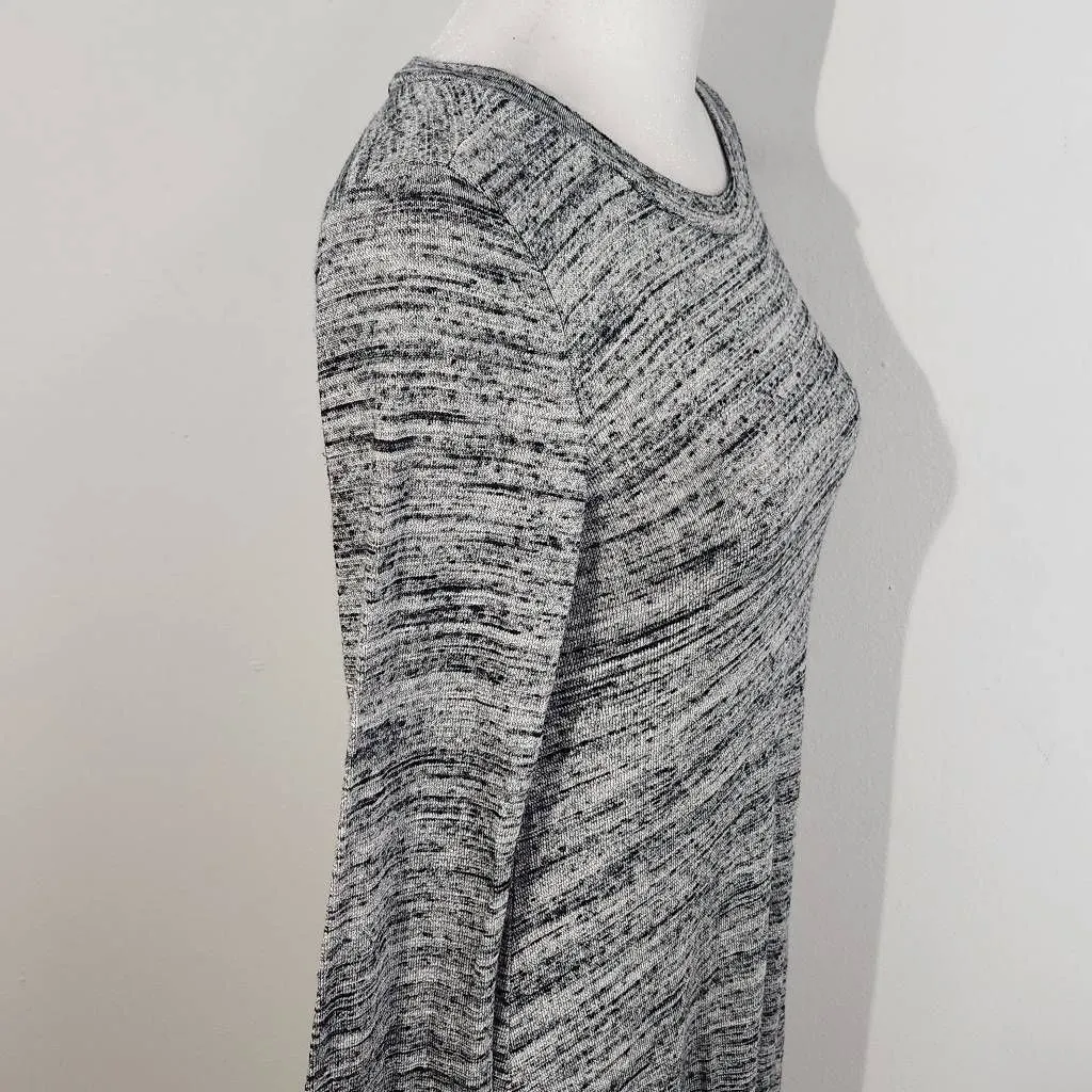 Michael Lauren Gray Long Sleeve Knit Dress NWT Size Medium Gray Shift Dress - Image 4