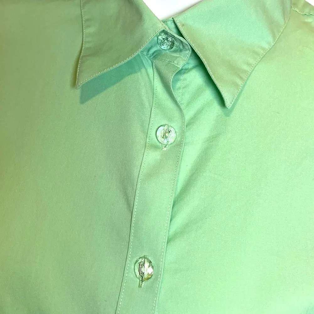 Brooks Brothers Classic Fitted Button Down Oxford Shirt Mint Green Size … - Image 5