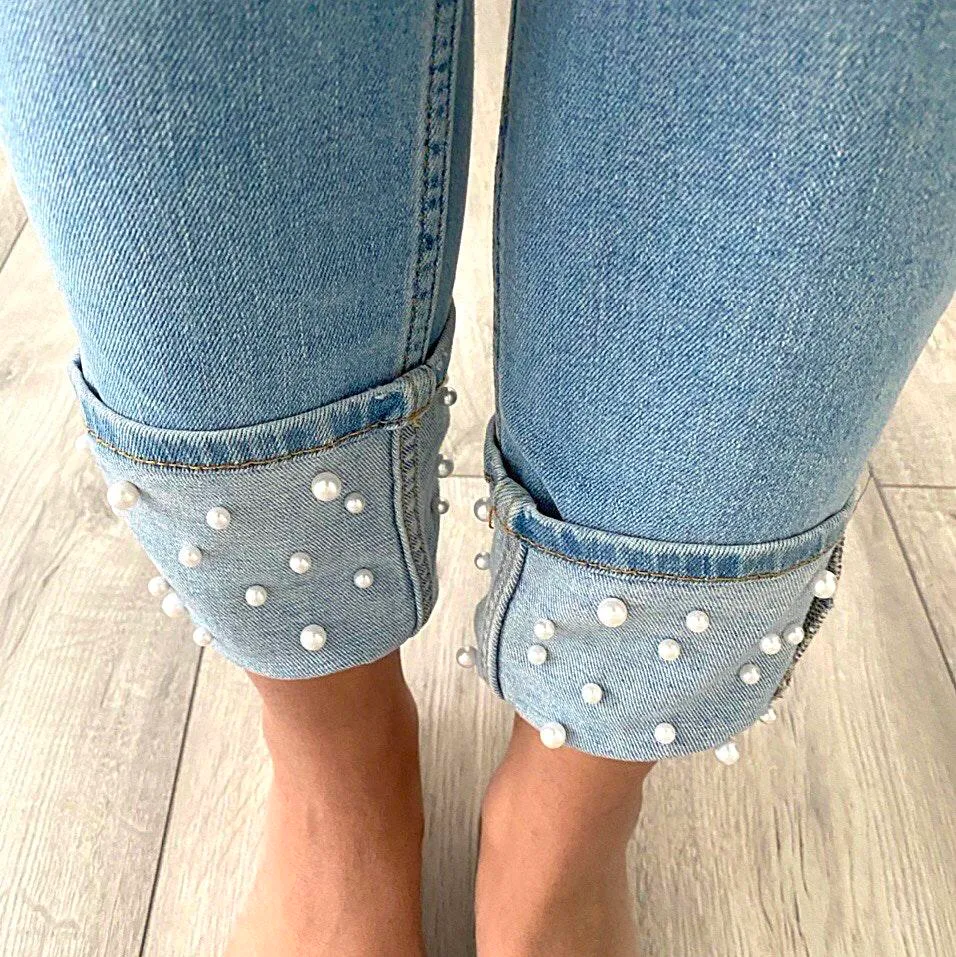 ZARA Pearl Jeans - Image 2