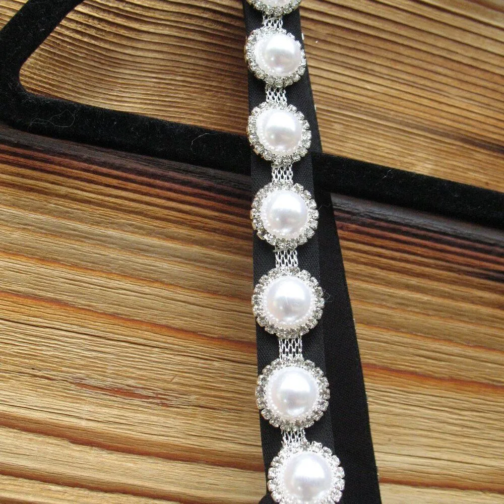 MAC DUGGAL 20747 Black Pearl Beaded High Low Gown Dress - Image 10