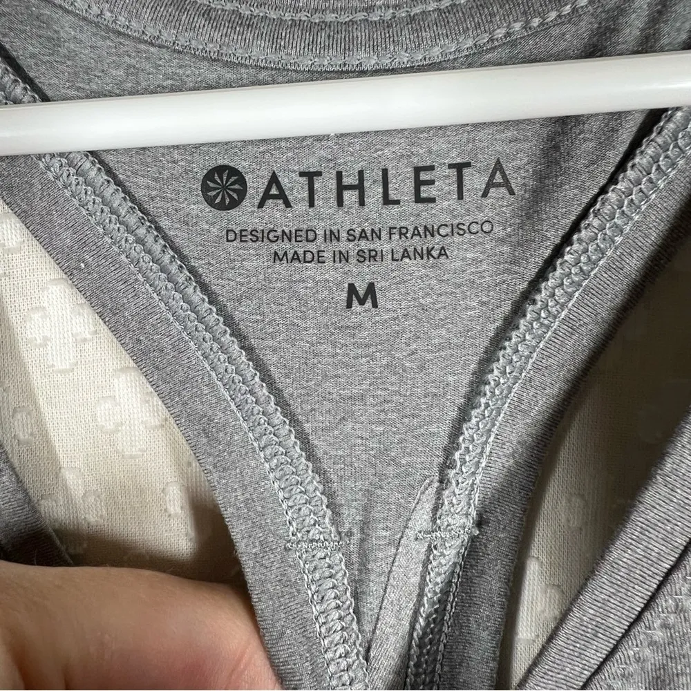 Athleta‎ Grey Limitless Keyhole Racerback Tank Top - Image 4