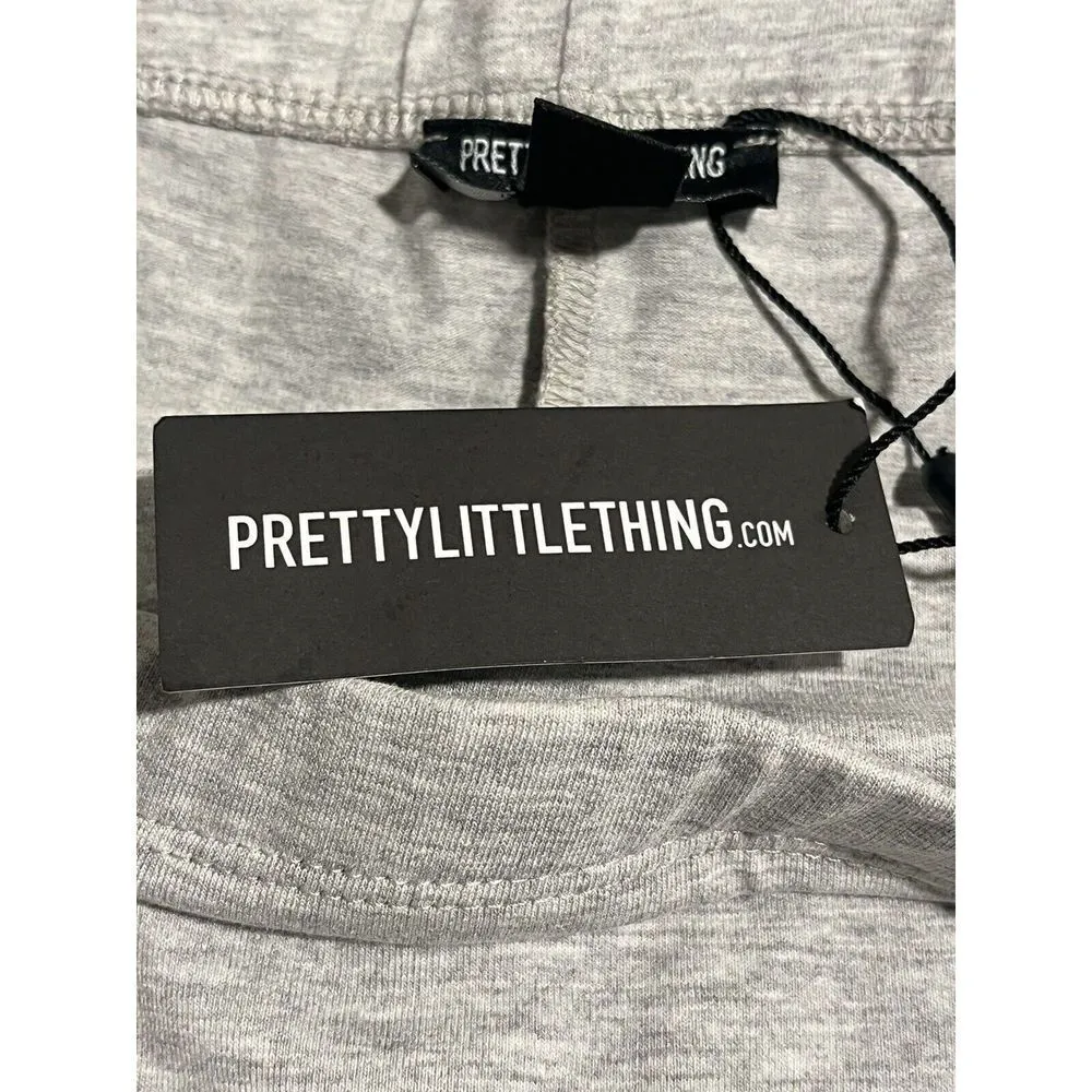 Pretty Little Thing Maternity Leggings Womens Size 8 Gray Sweatpants Tapered NEW - Image 6