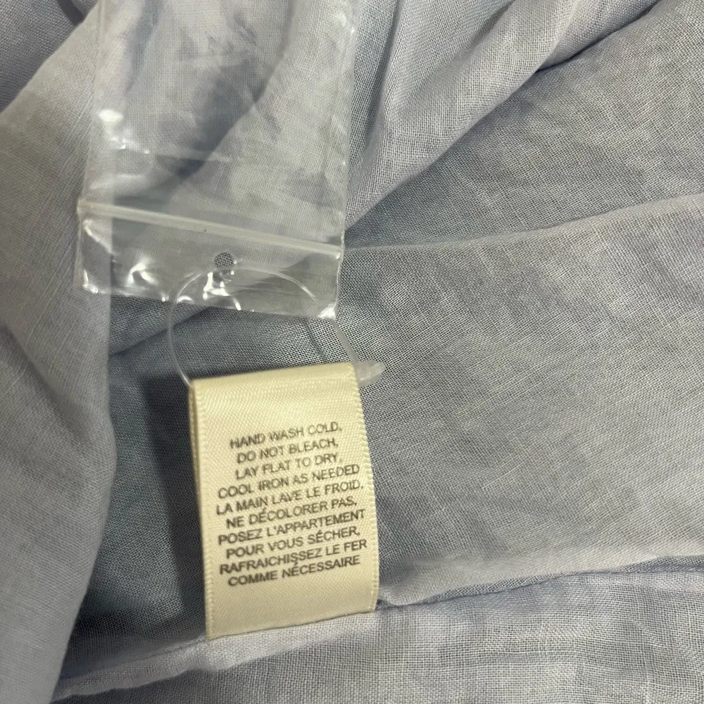 Rebecca Taylor Baby Blue Smocked Tank Top Size 8 - Image 7