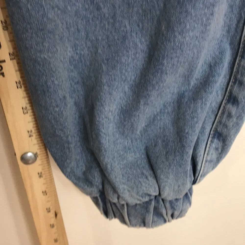 Ragged priest ladies oversized 100% cotton cargo jogger denim jeans size 30 - Image 8