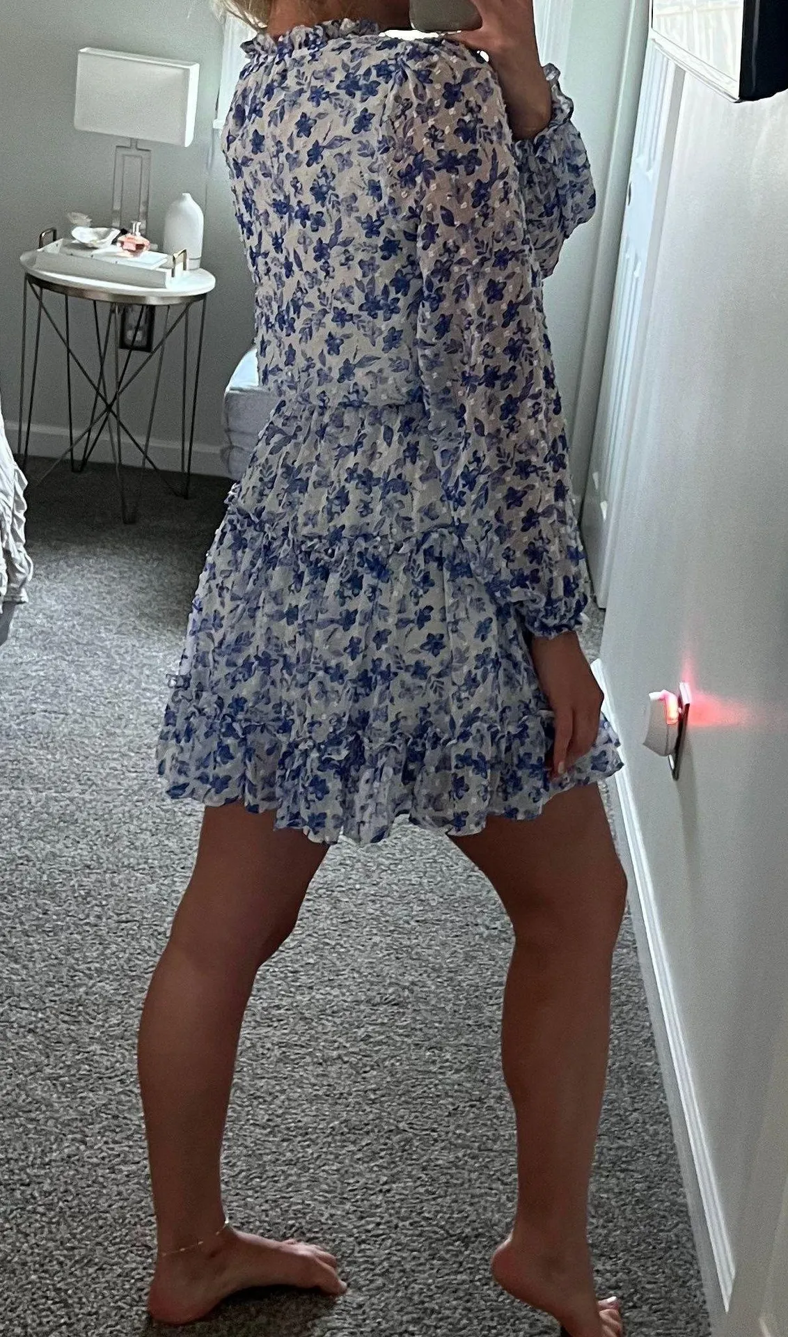 Skies Are Blue Floral Dress - Image 8