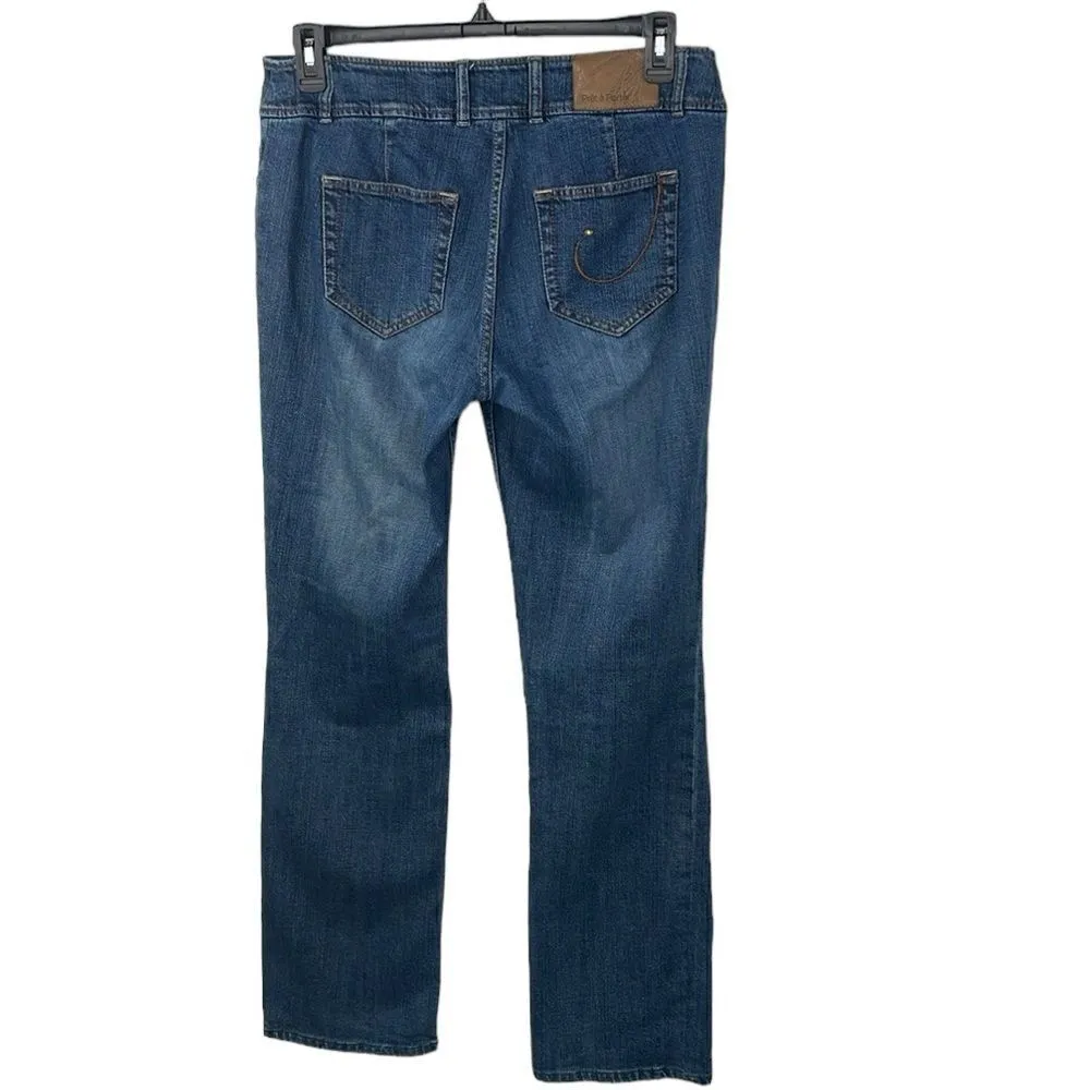 Pret a Porter Women’s Jeans Mid rise Straight Leg size 14 EU 44 Blue - Image 2