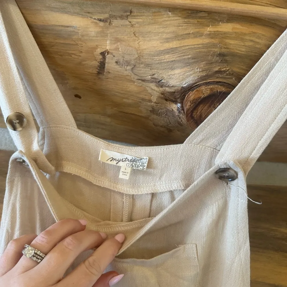 Linen Blend Jumpsuit - Image 4