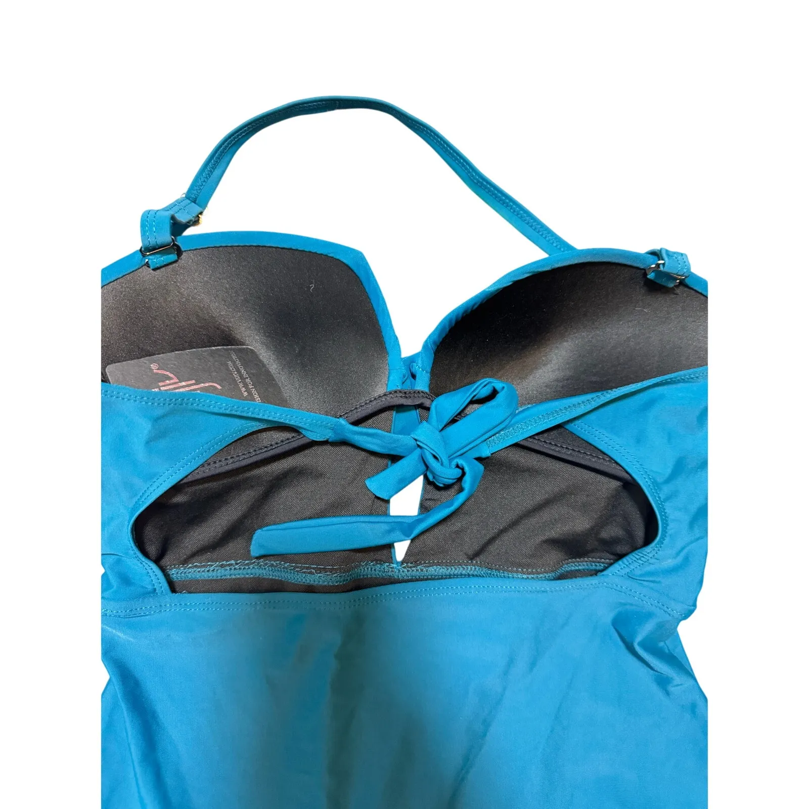 Brand New Vijiv Women's Size Small Blue One Piece Swimsuit Swimwear - Image 6