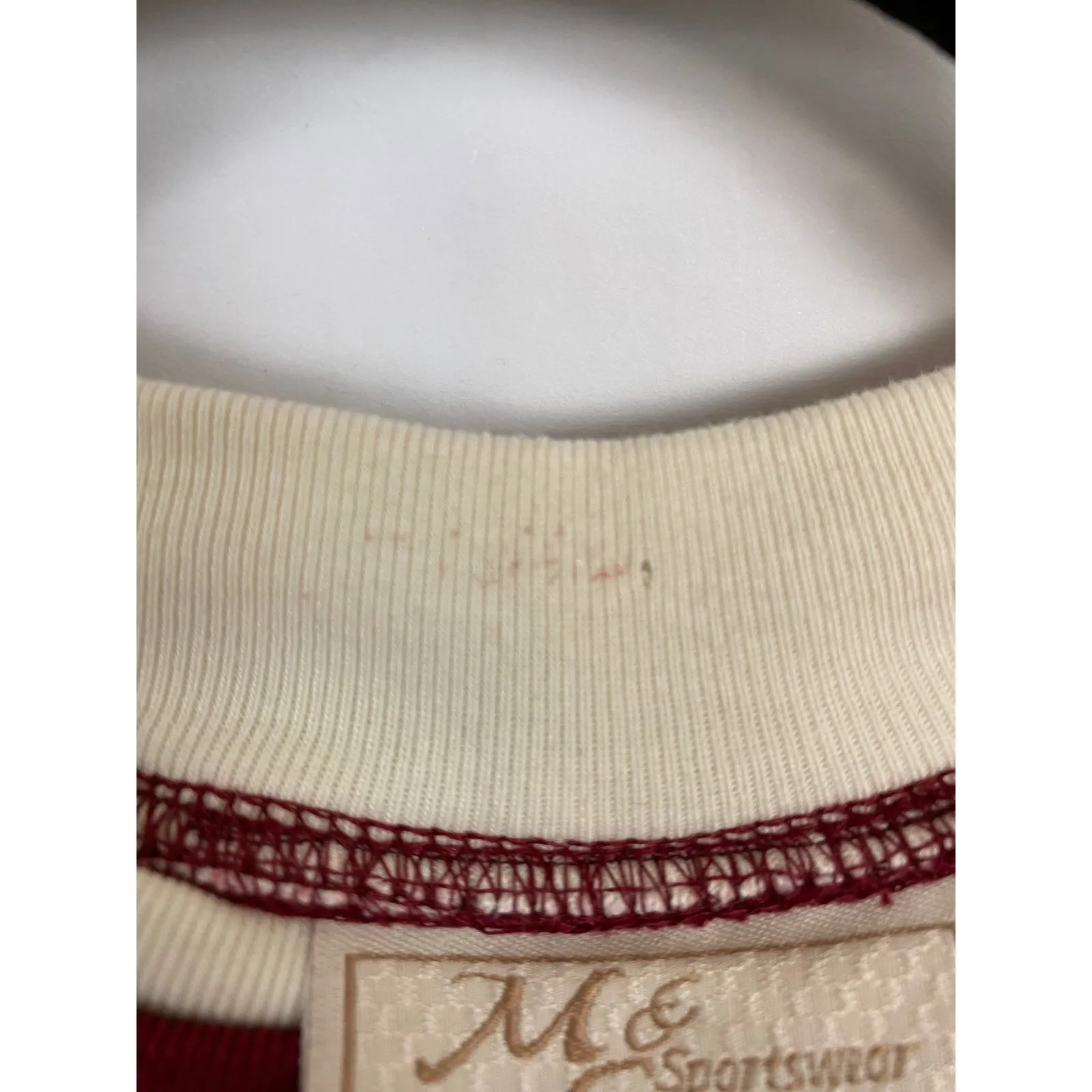 Women's 3X Burgundy Crewneck Grandma Grandkids Bear Heart‎ Sweatshirt Red Size undefined - Image 5