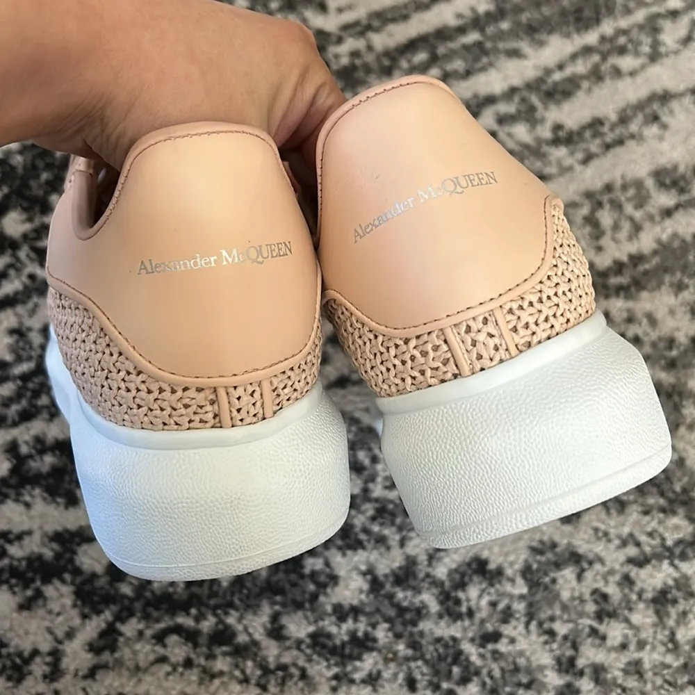 Alexander McQueen Larry raffia Oversized sneakers size 40 - Image 5