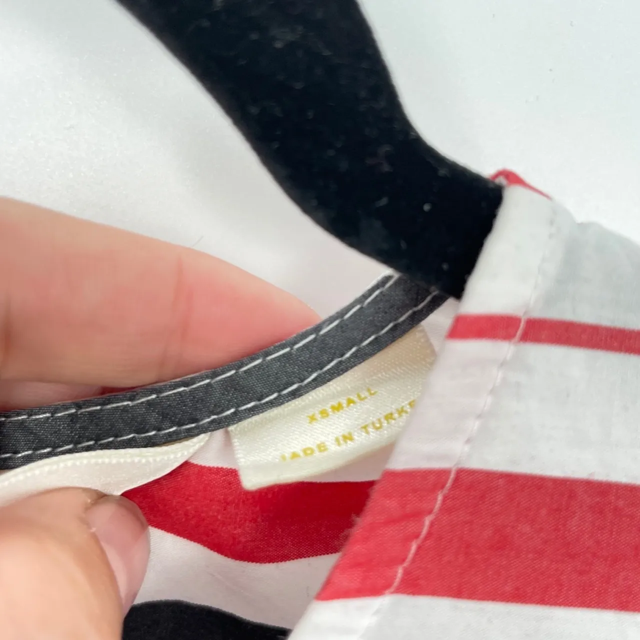 Maeve By Anthropologie Women's Striped Back Button Wide-Leg‎ Jumpsuit Size XS - Image 12