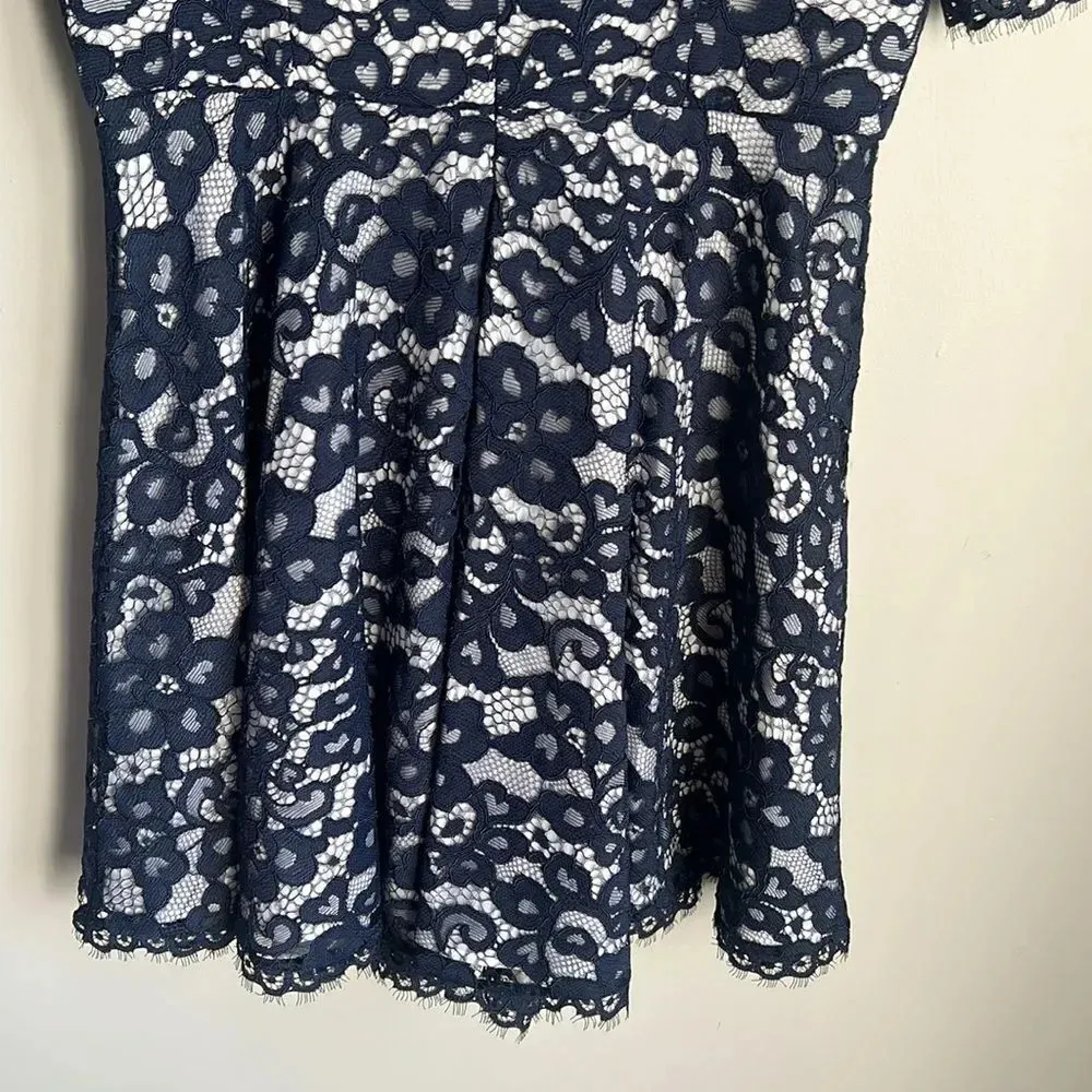 NEW Shoshanna lace fit and flare dress - Image 9