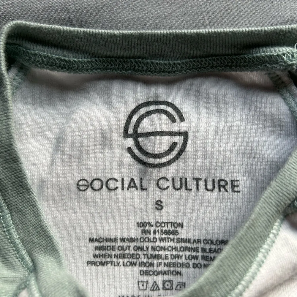 Mint Green Crop Top with Shamrock Design - Image 3