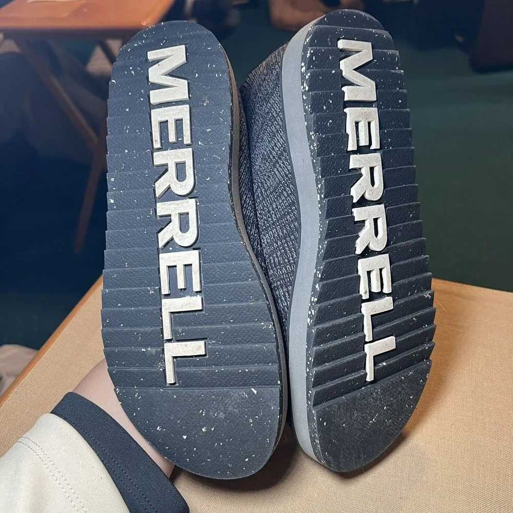 Merrell Juno Gray Knit Pull Up Sock Comfort Slipper Boots Women's‎ 8 / 38.5 - Image 3