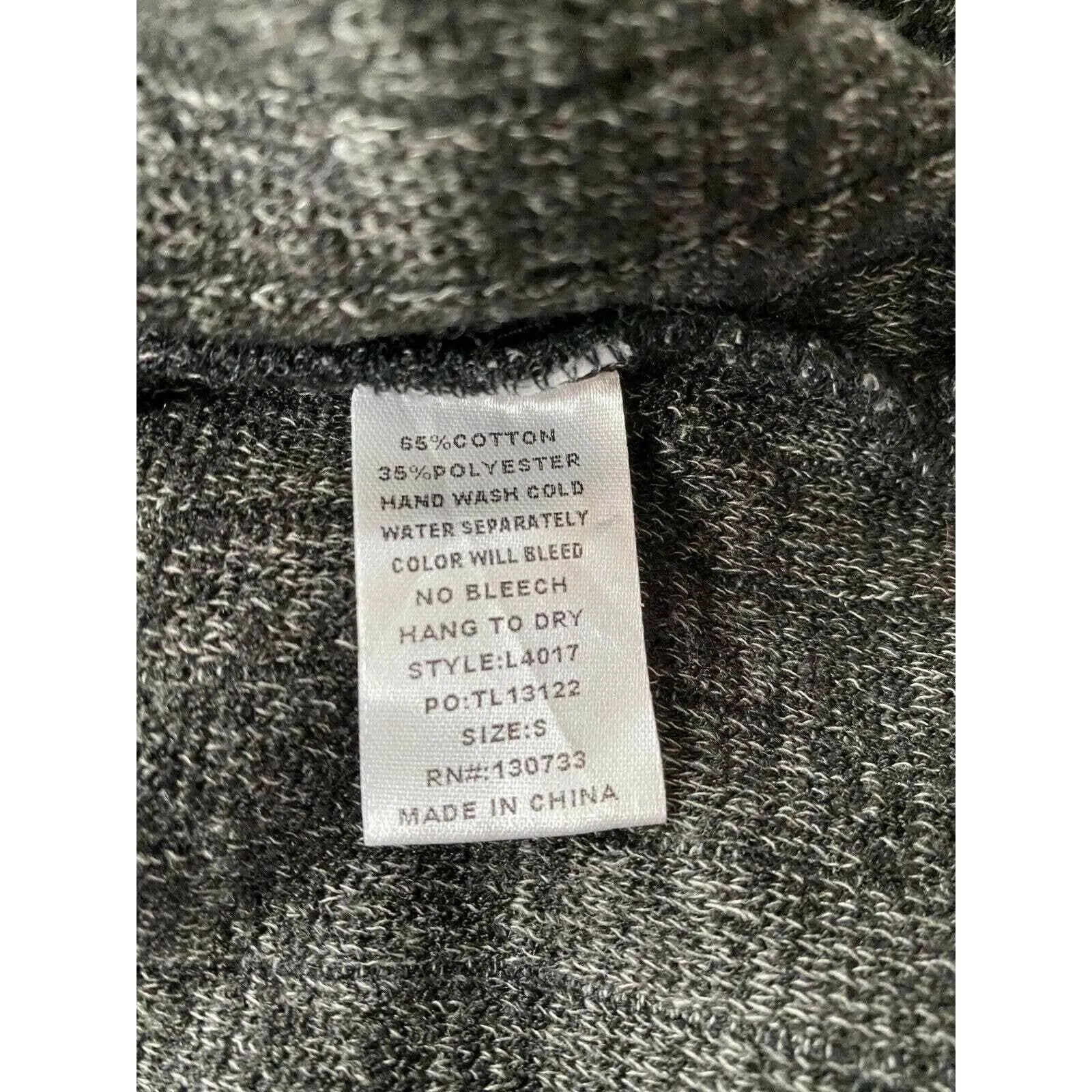 Umgee Sweater Dress‎ Womens Small Grey Ribbed Knit Tunic Lagenlook Cowl Neck - Image 5