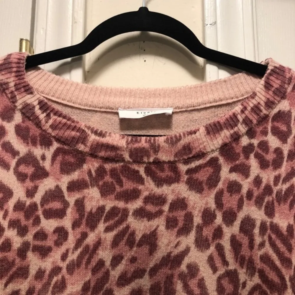 Elodie Leopard Print Crewneck Sweater - Image 5