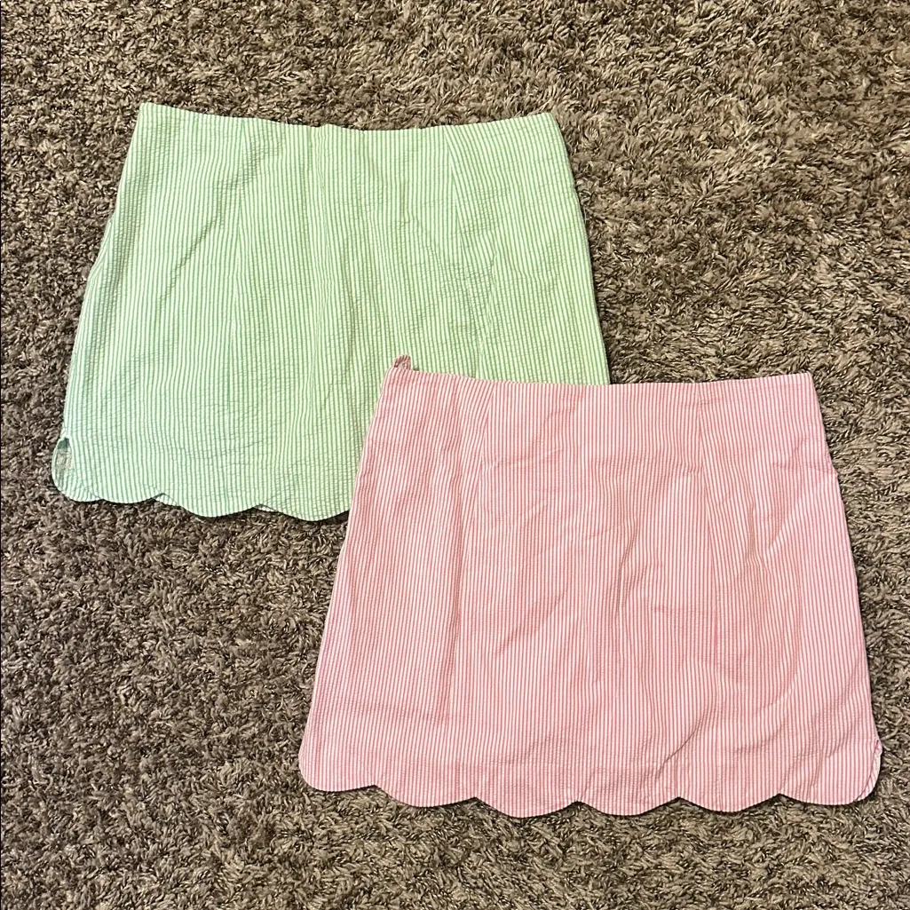 Lilly Pulitzer Mini Skirt Bundle Striped Size 0 - Image 2