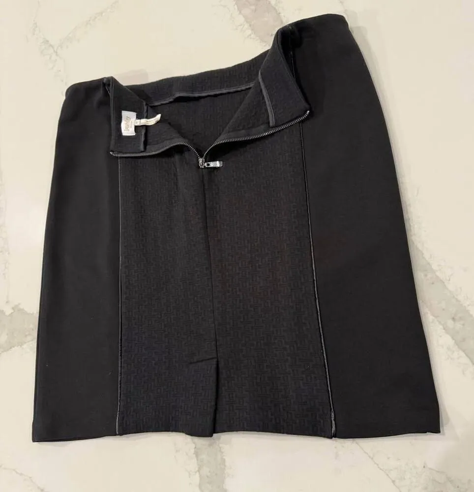 Laundry by Shelli Segal Quilted Texture Pencil Skirt Womens Size 12 Black Career - Image 7