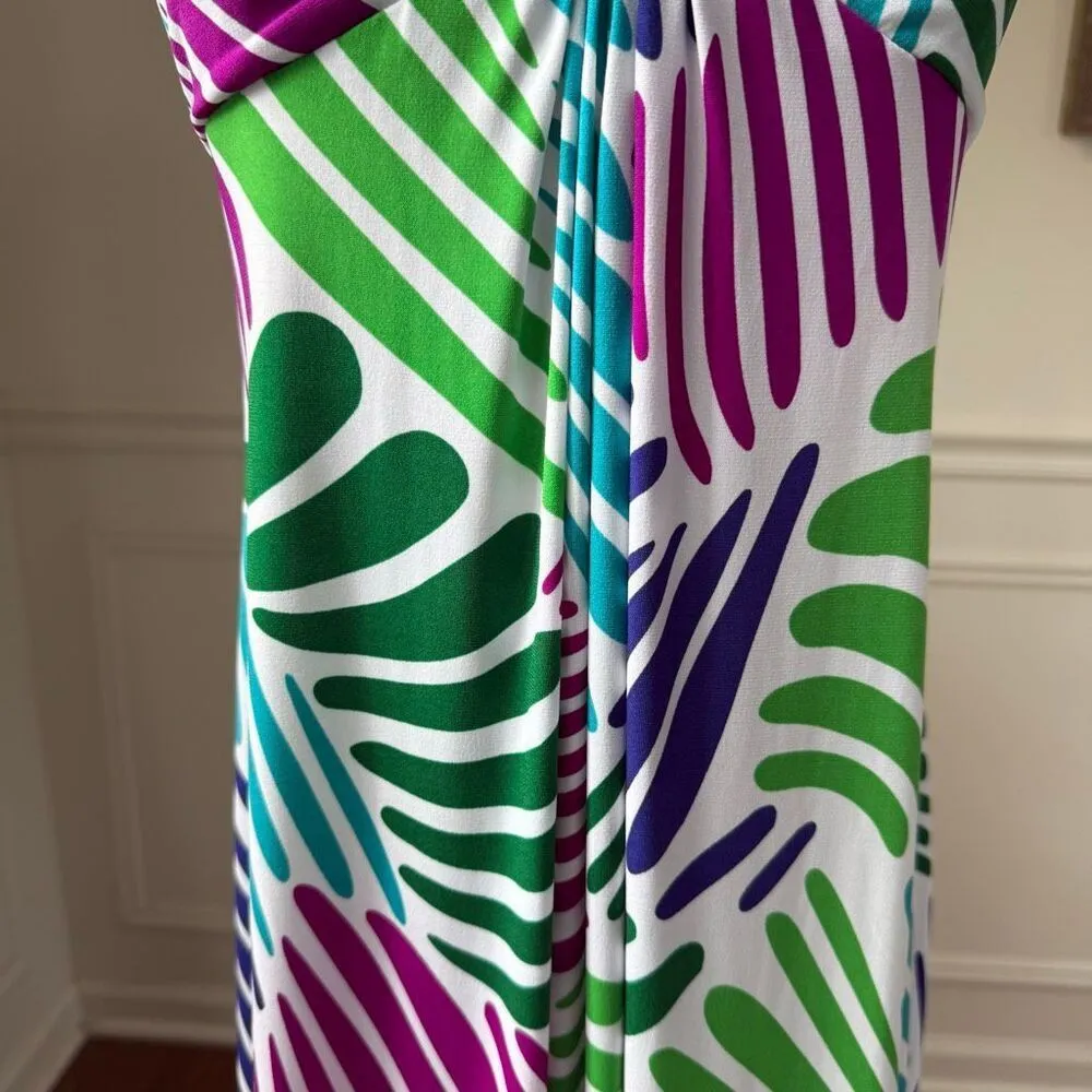 Rubber Ducky Productions Strapless Jersey Maxi Dress $267 S Blue - Image 5