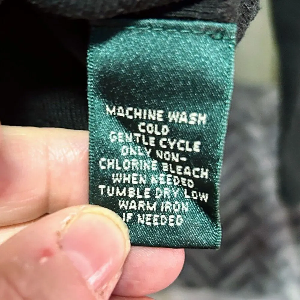 Lauren Ralph Lauren Petite PS Black Crew Neck Top, Made in Jordan Size undefined - Image 7