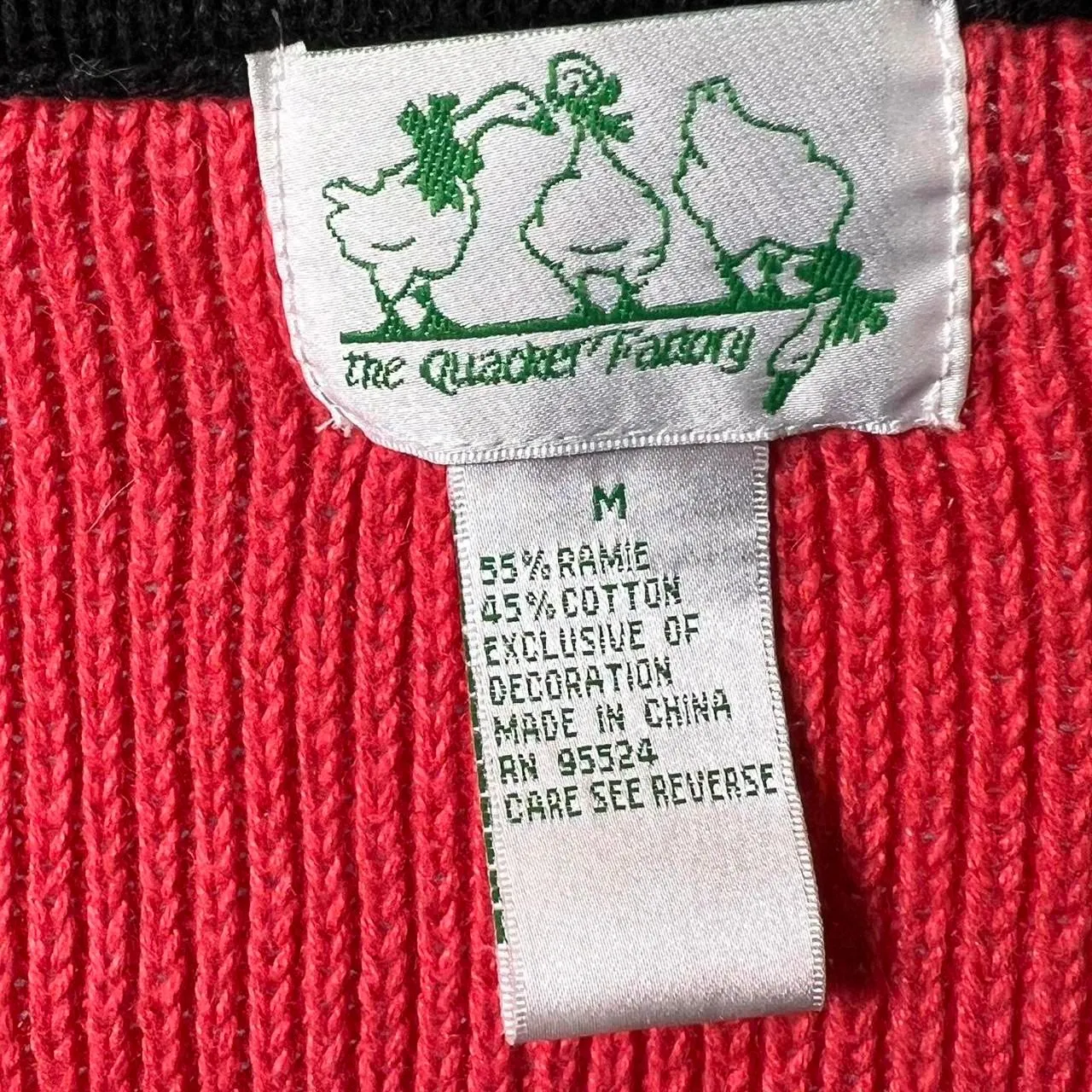 Vintage The Quacker Factory Embroidered Bee & Floral Cardigan (Size M) Size M - Image 7