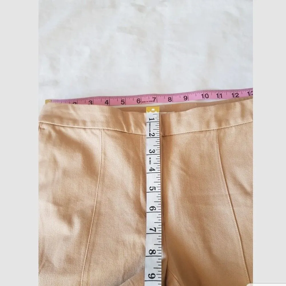 J Jill Premium Bi Stretch  Pants Brown Size 4 Full Length Cotton Spandex Rayon - Image 13