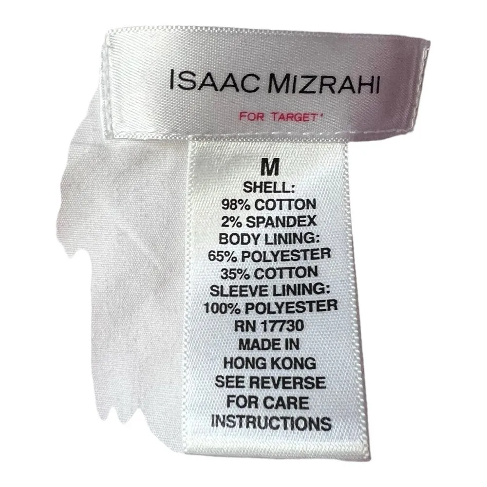 Women's ISAAC MIZRAHI FOR TARGET Suit blazer & pant pink and white Size M. - Image 10