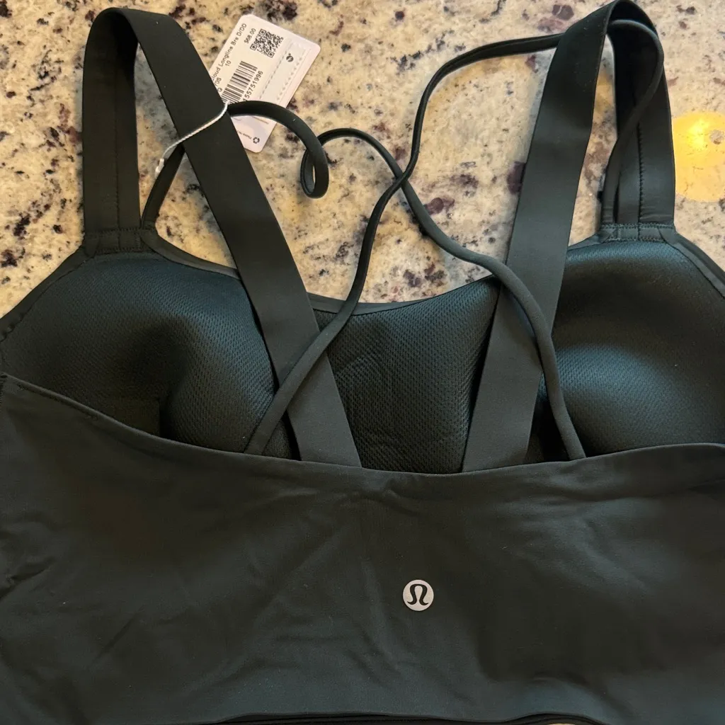 Women's olive green lululemon Bra D-DD - Image 6