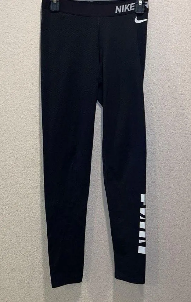 Black Nike Dri-Fit Athletic Leggings - Image 2